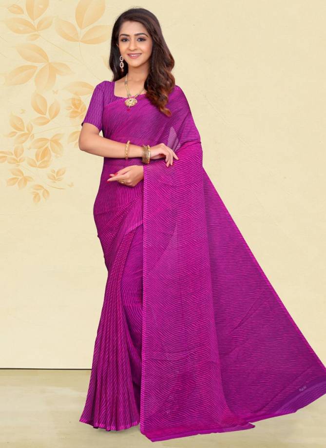 Ruchi Kesariya Chiffon Latest Fancy Designer Regular Casual Wear Printed Chiffon Saree Collection